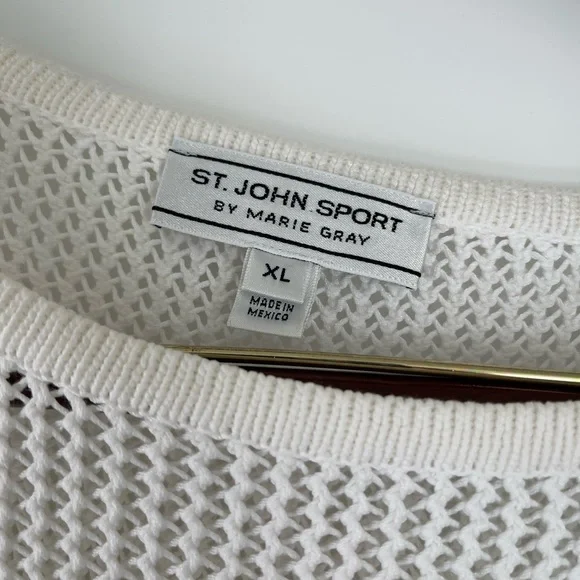 Vintage St. John netted Crop Top - Picture 6 of 7